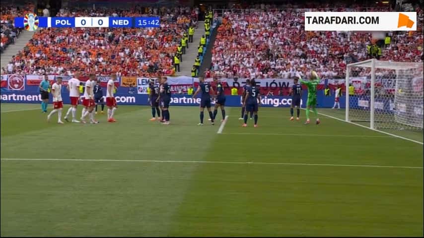 گل بوکسا به هلند (لهستان 1-0 هلند)