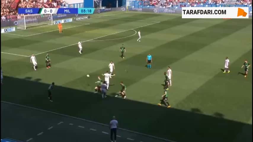 گل آندره آ پینامونتی به میلان (ساسولو 1-0 میلان)