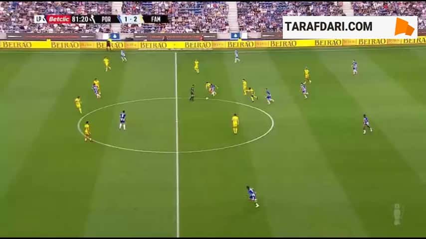 گل مهدی طارمی به فامالیسائو (پورتو 2-2 فامالیسائو)