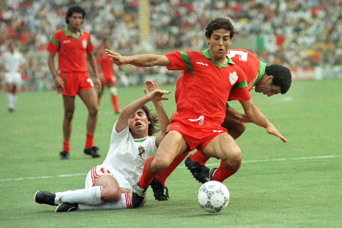 صعود مراکش به دور حذفی جام جهانی با برتری 3-1 مقابل پرتغال (1986/6/11) / فیلم