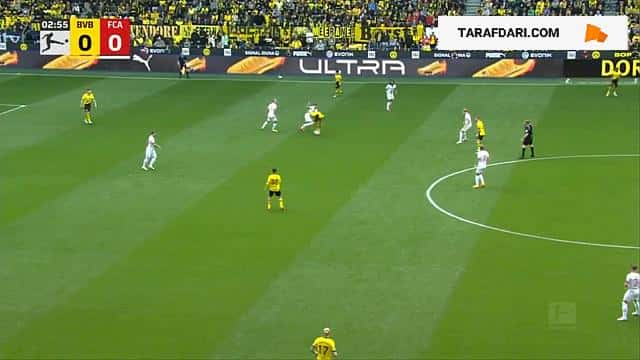 خلاصه بازی دورتموند ۵-۱ آگزبورگ (بوندسلیگا - 2023/24)