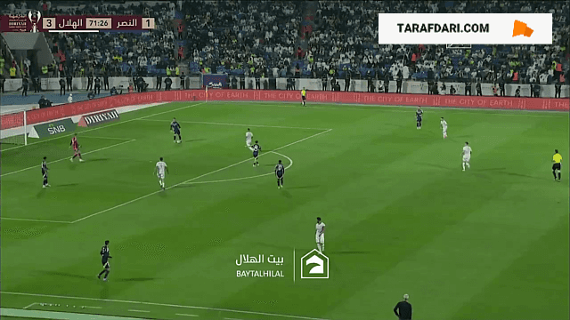گل مالکوم به النصر روی اشتباه وحشتناک دروازه بان (النصر 1-4 الهلال)