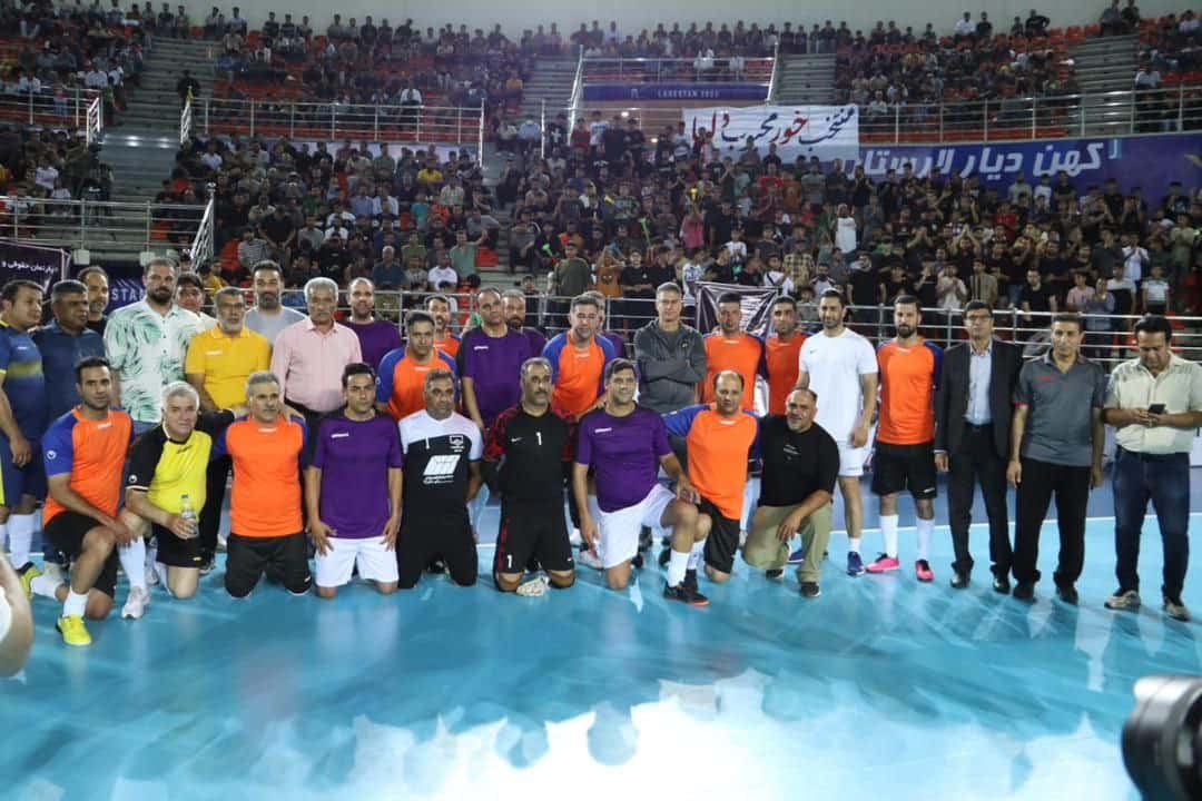 بازی نمادین ستاره های سابق استقلال و پرسپولیس در لارستان