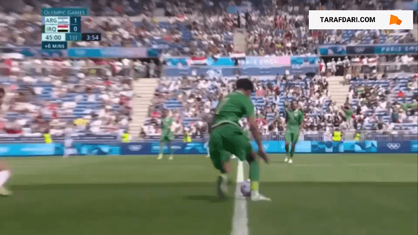 گل اول عراق به آرژانتین در المپیک 2024