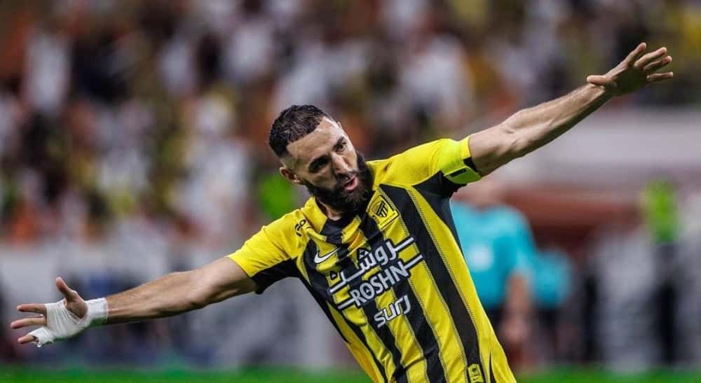 گلزنی کریم بنزما برای الاتحاد مقابل الوحده