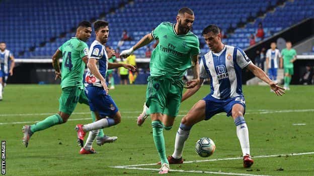 برتری 1=0 رئال مادرید مقابل اسپانیول