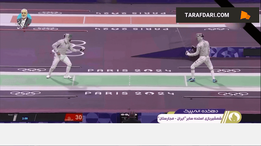 شکست تیم شمشیربازی ایران مقابل مجارستان در المپیک 2024 پاریس