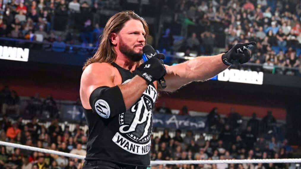 ای جی استایلز، ستاره کشتی کج و کمپانی WWE در برند اسمکدان