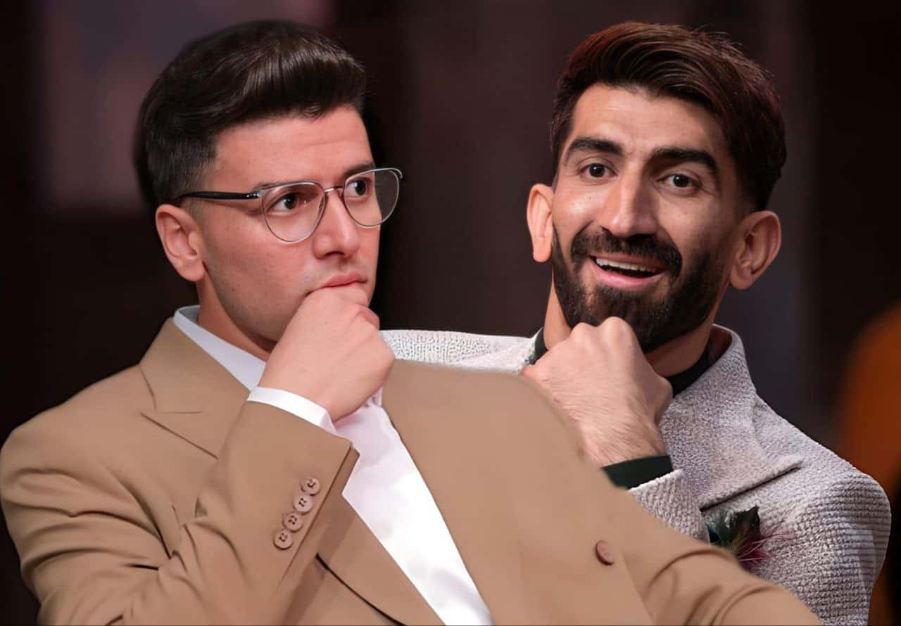 عکس از علیرضا بیرانوند و سعید مهری در برنامه شب های مافیا