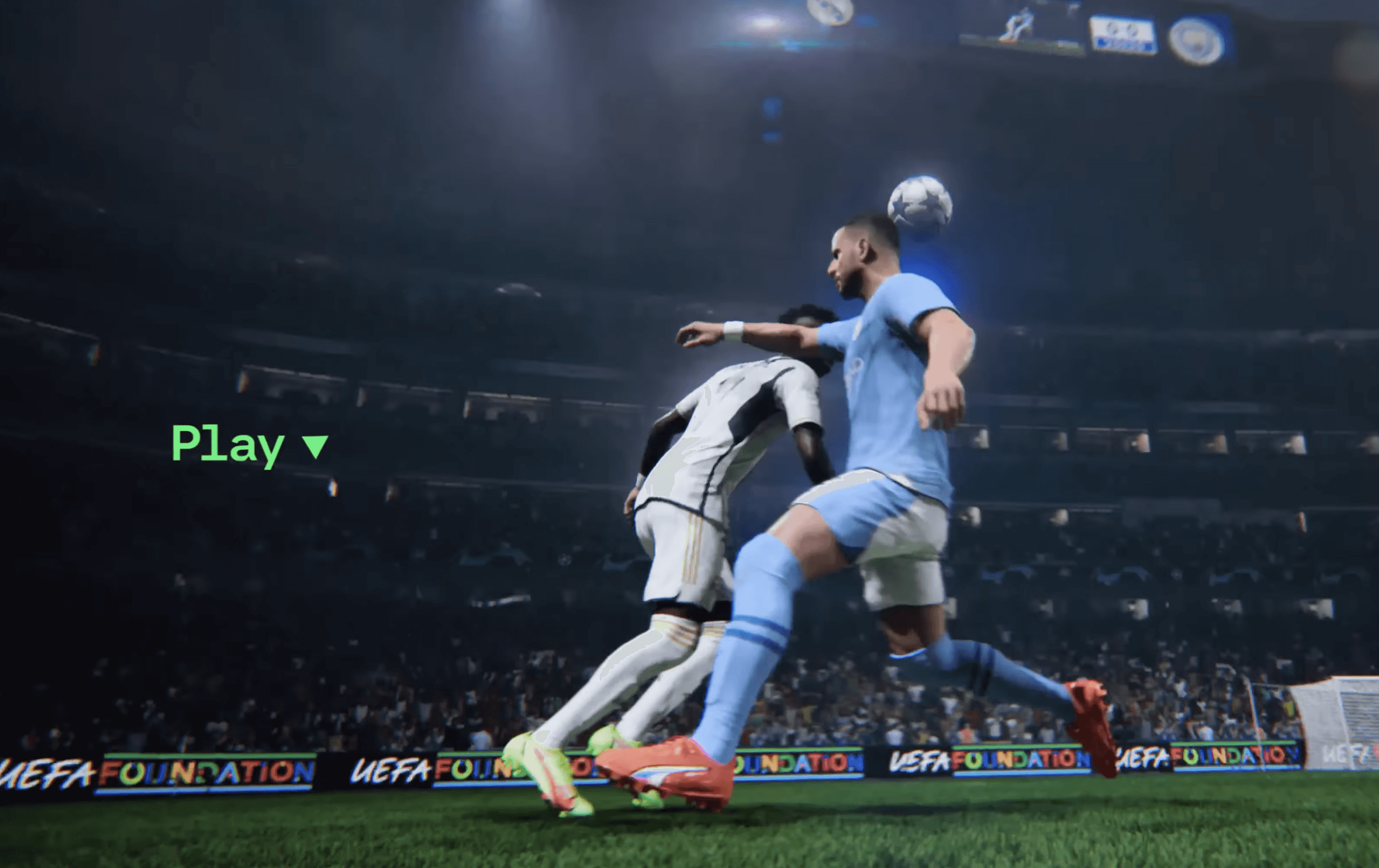 وینیسیوس در حال دریبل زدن در بازی FC 25