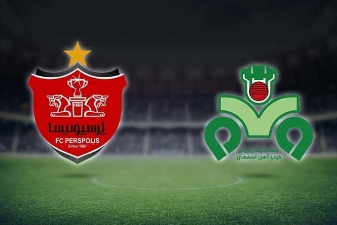 لوگوی دو باشگاه پرسپولیس و ذوبآهن
