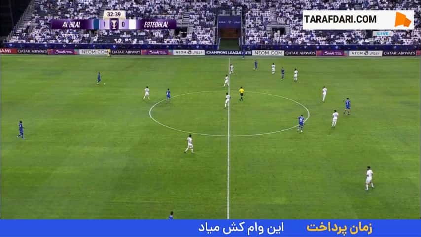گل دوم الکساندر میتروویچ به استقلال (الهلال 2-0 استقلال)