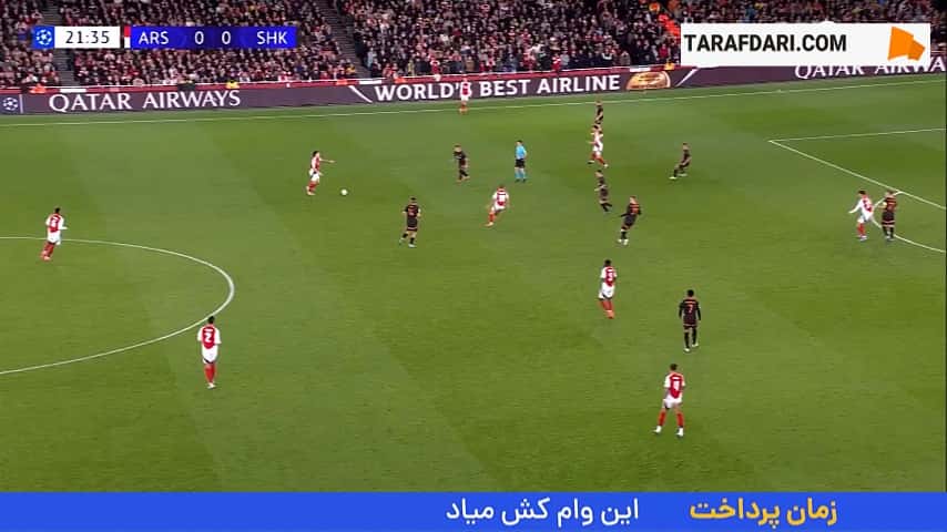 پیروزی آرسنال مقابل شاختار دونتسک در لیگ قهرمانان اروپا