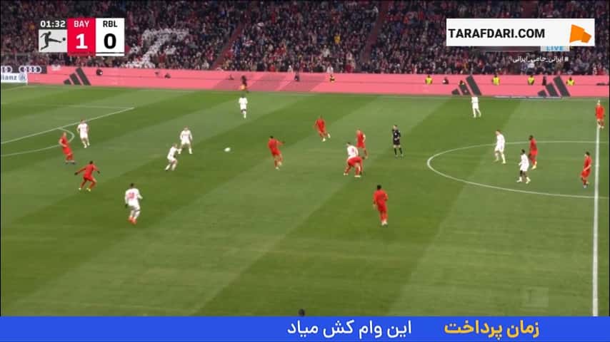 گل بنجامین ششکو به بایرن مونیخ (بایرن مونیخ 1-1 لایپزیش)
