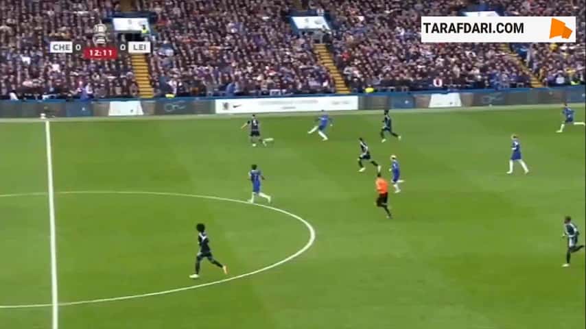 گل مارک کوکوریا به لسترسیتی (چلسی 1-0 لسترسیتی)