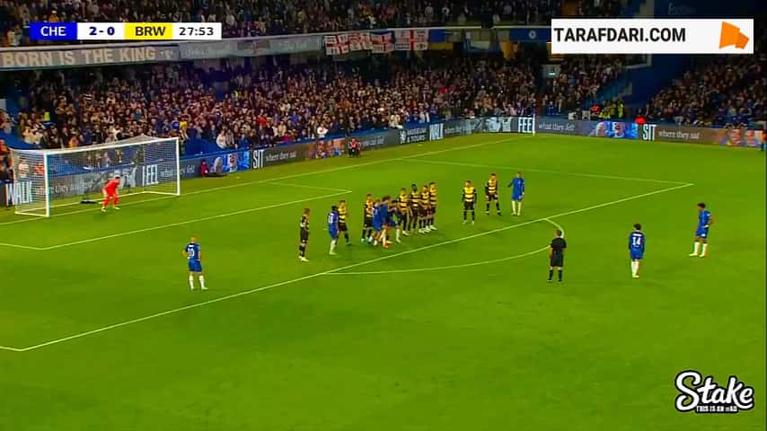 گل به خودی پل فارمن مقابل چلسی (چلسی 3-0 بارو)