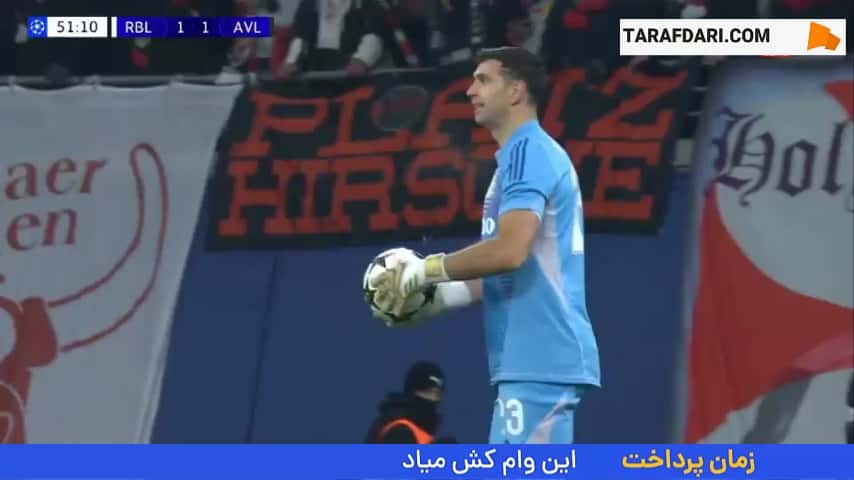 گل تماشایی جان دوران به لایپزیش (لایپزیش - استون ویلا)