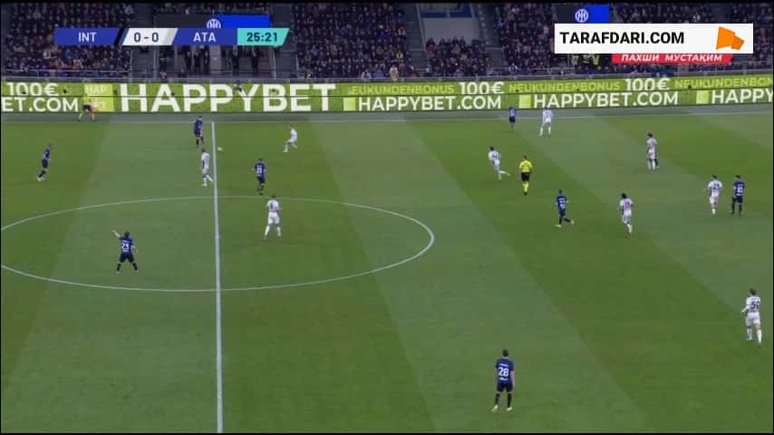 گل متئو دارمیان به آتالانتا (اینتر 1-0 آتالانتا)