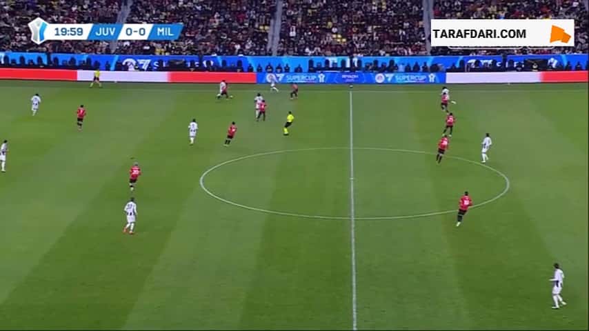 گل زیبای کنان ییلدیز به میلان (یوونتوس 1-0 میلان)