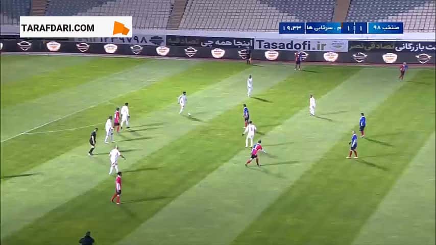 گل رسول خطیبی به منتخب سرخابیها (منتخب 98 2-1 منتخب سرخابیها)