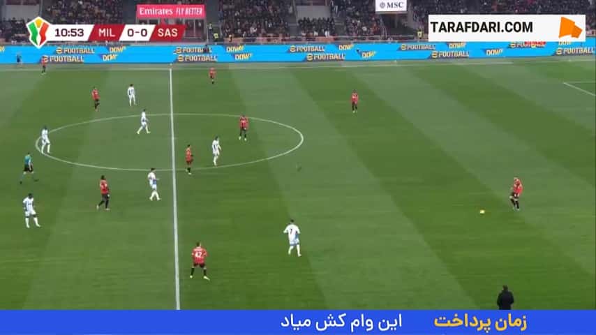 گل ساموئل چوکوئزه به ساسولو (میلان 1-0 ساسولو)