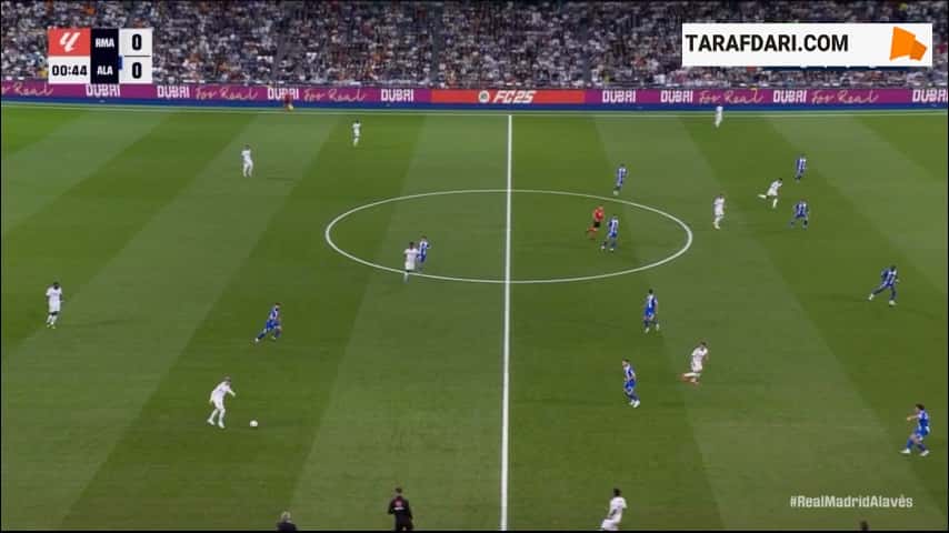 گل لوکاس وازکز به آلاوز (رئال مادرید 1-0 آلاوز)