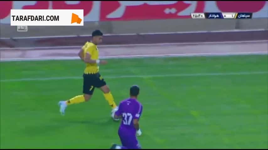 گل دیدنی مهدی لیموچی به هوادار (سپاهان 2-0 هوادار)