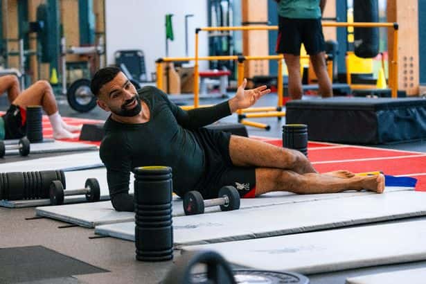 محمد صلاح و لحظهای جذاب در تمرین لیورپول