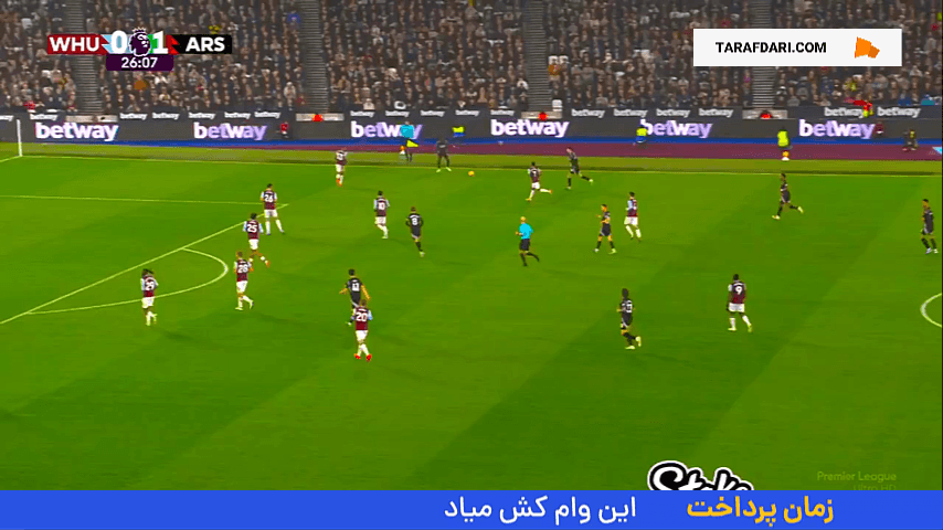 گل تروسار به وست هم (وست هم 0-2 آرسنال)