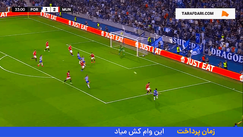 گل اومورودیون به منچستریونایتد (پورتو 2-2 منچستریونایتد)