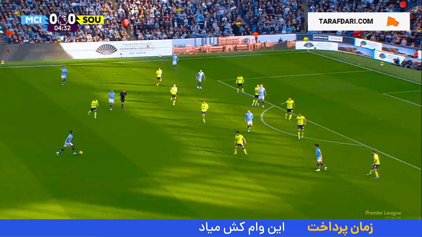 گل ارلینگ هالند به ساوتهمپتون (منچسترسیتی 1-0 ساوتهمپتون)