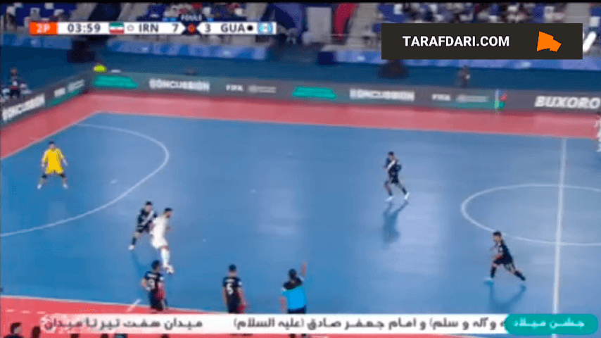 گل دوم طیبی به گواتمالا (ایران ۸-۳ گواتمالا)
