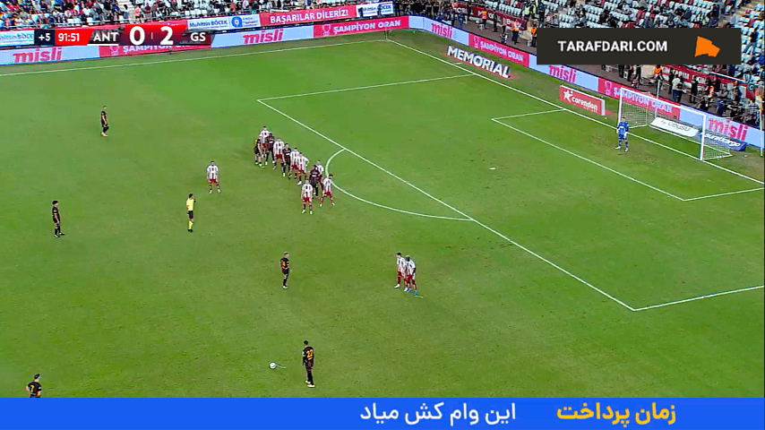 قیچی برگردان تماشایی ویکتور اوسیمن مقابل آنتالیااسپور
