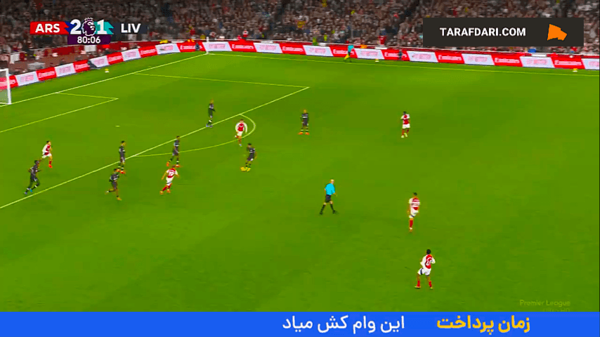 گل محمد صلاح به آرسنال (آرسنال ۲-۲ لیورپول)