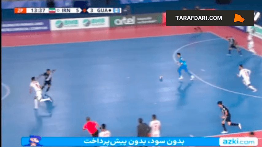 گل دوم عباسی به گواتمالا (ایران ۶-۳ گواتمالا)
