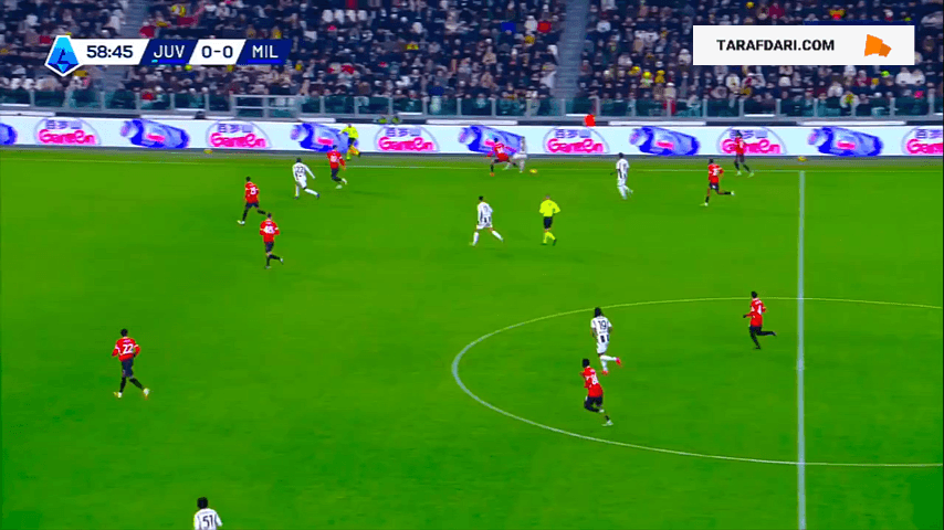 گل امبالگولا به میلان (یوونتوس 1-0 میلان)