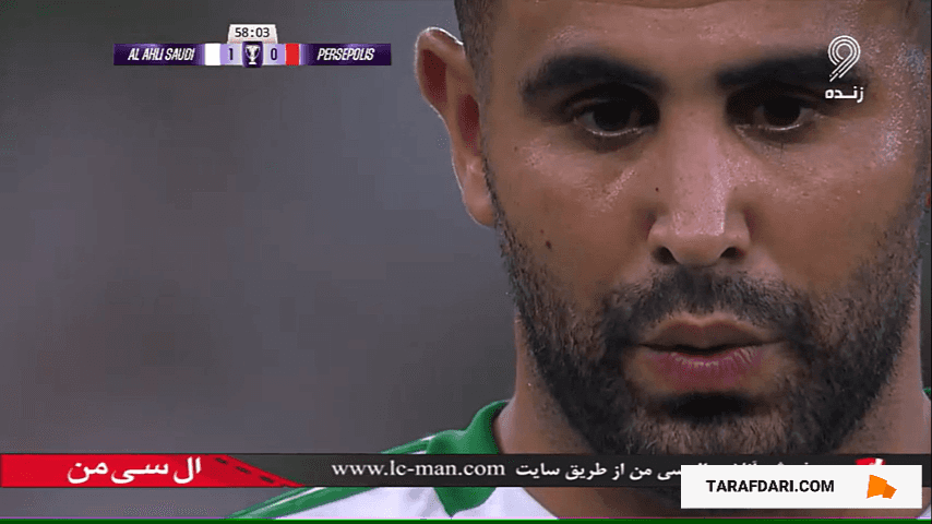 مهار ضربه پنالتی ریاض محرز توسط الکسیس گندوز (الاهلی 1-0 پرسپولیس)