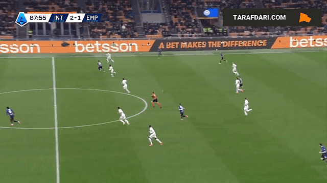 گل مارکوس تورام به امپولی (اینتر 3-1 امپولی)