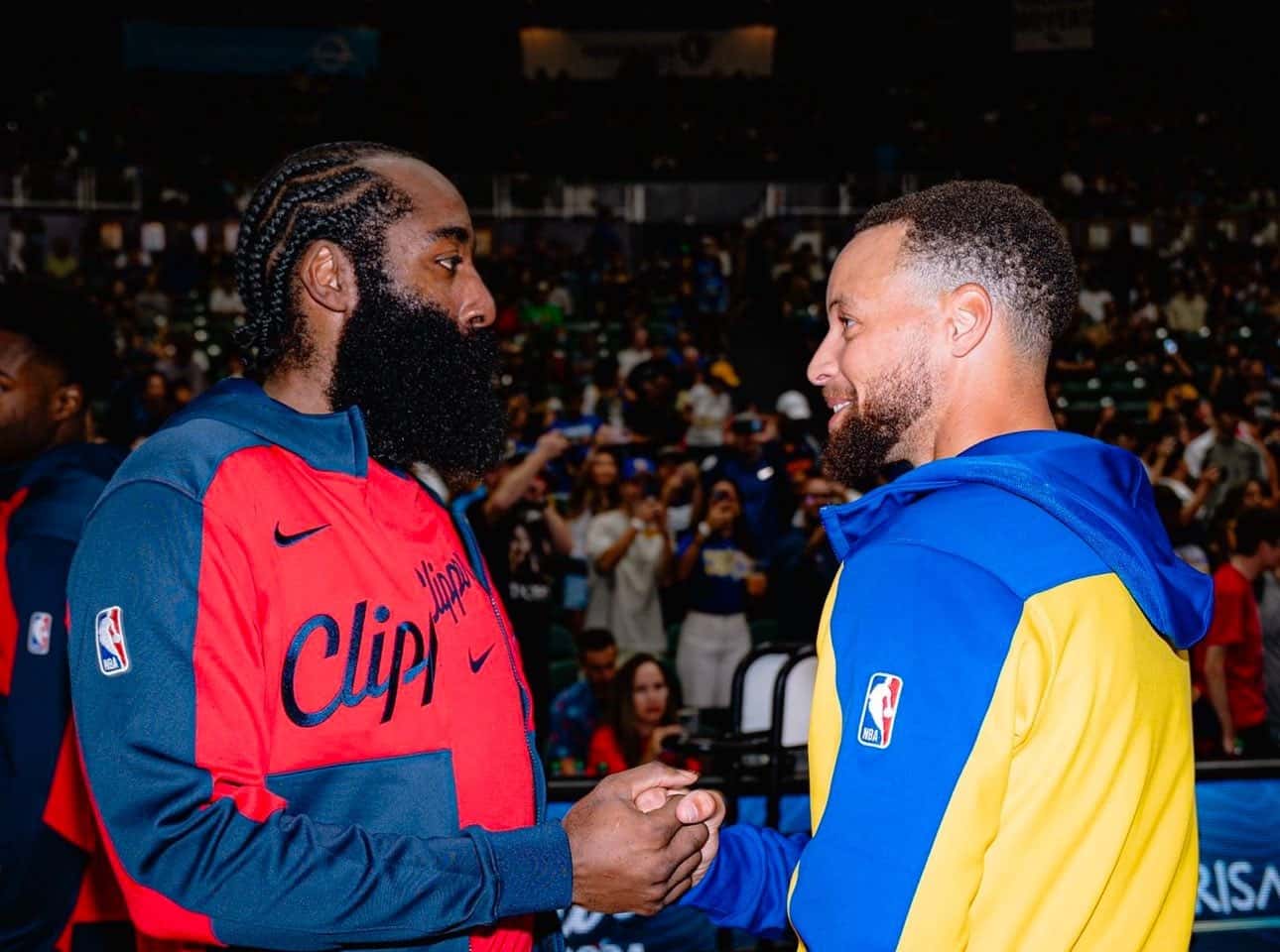 جیمز هاردن - استفن کری - ستارگان بسکتبال NBA - هیوستون راکتس و گلدن استیت وریرز