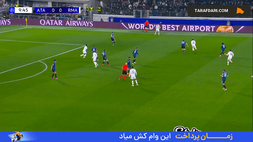 گل کیلیان امباپه به آتالانتا (آتالانتا 0-1 رئال مادرید)