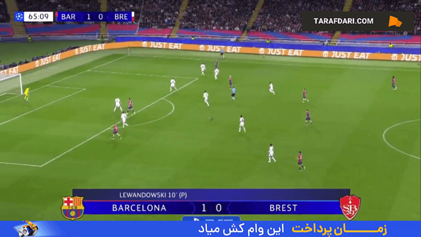گل دنی اولمو به برست (بارسلونا 2-0 برست)