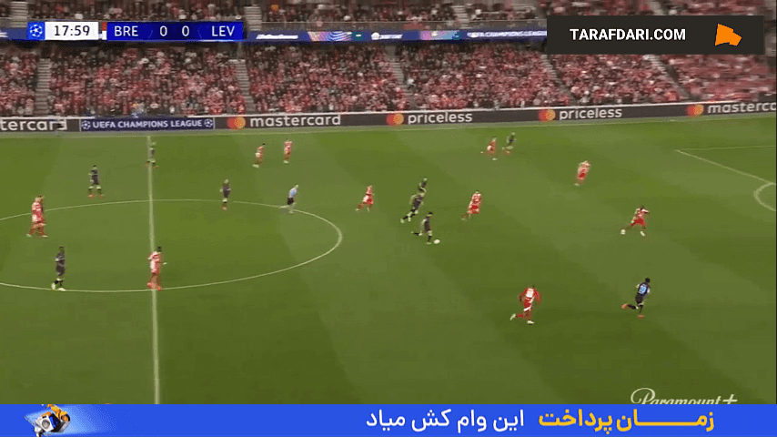 دیدار برست و بایرلورکوزن در لیگ قهرمانان اروپا