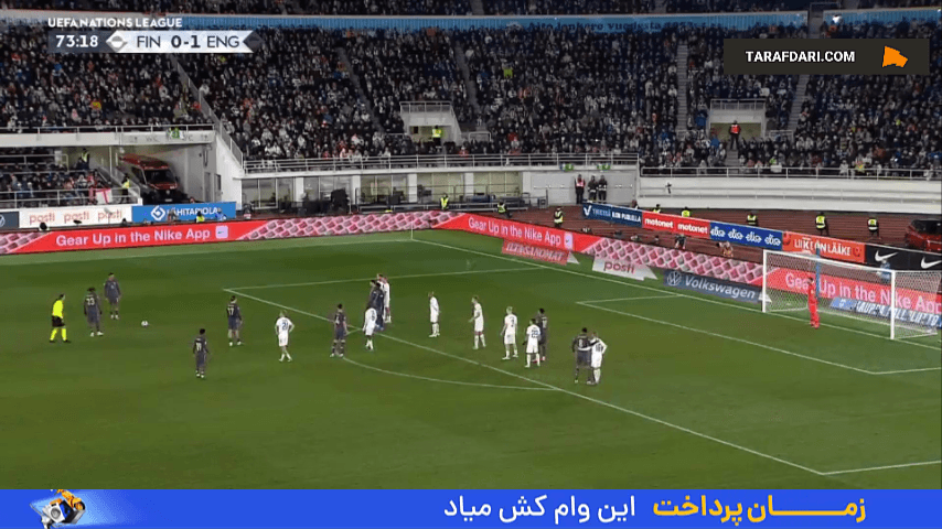 گل دوم انگلیس به فنلاند توسط ترنت الکساندر آرنولد