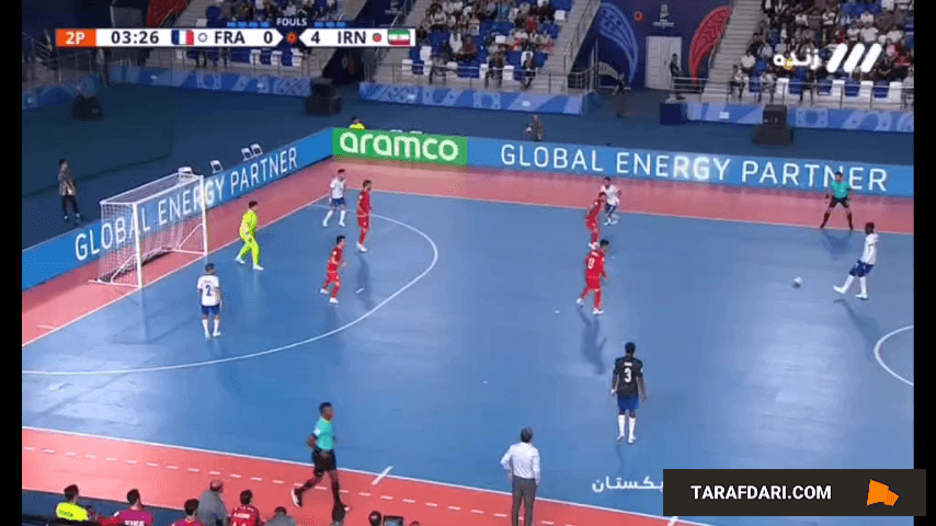 گل اول فرانسه مقابل ایران (فرانسه 1-4 ایران)