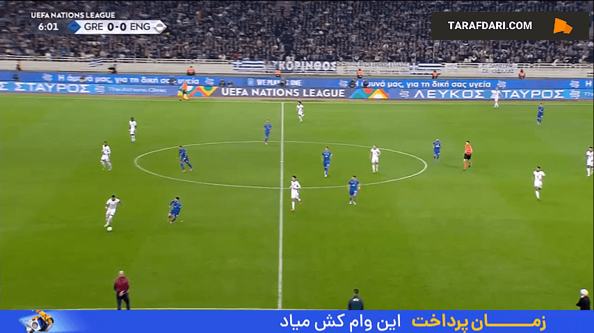 دیدار یونان و انگلیس در لیگ ملتهای اروپا