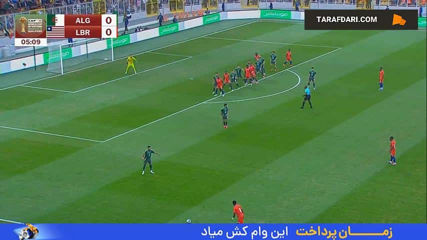 گل خورده الکسی گندوز، سنگربان الجزایر مقابل لیبریا