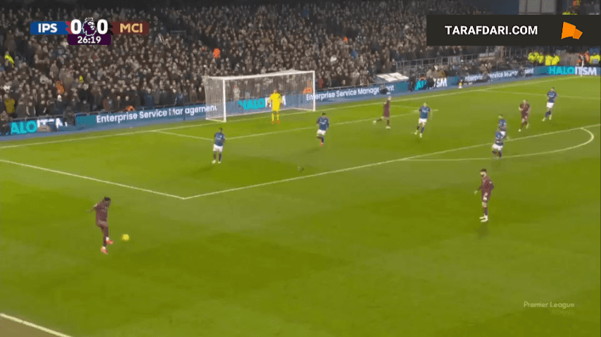 گل فیل فودن به ایپسویچ (ایپسویچ 0-1 منچسترسیتی)