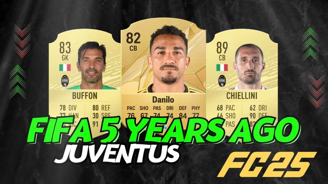 دنیلو - جانلوییجی بوفون - جورجو کیه لینی - یوونتوس - فیفا 20 - FIFA 20 - FC 25