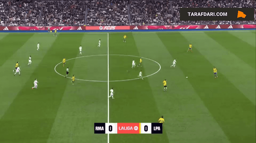 گل ثانیه 26 فابیو سیلوا به رئال مادرید (رئال مادرید 0-1 لاس پالماس)