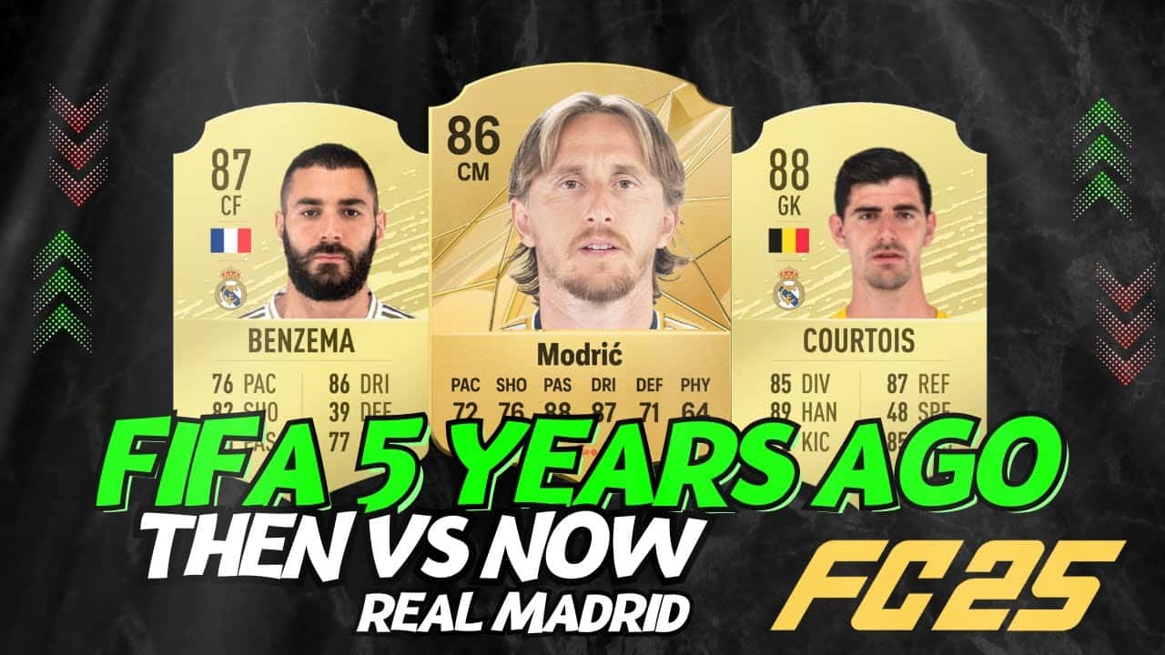 لوکا مودریچ - تیبو کورتوا - کریم بنزما - رئال مادرید - فیفا 20 - FIFA 20 - FC 25